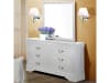 Louis Philip 6 Piece Bedroom Suite in White Finish by Crown Mark - CM-B3650 - Image 3 of 0