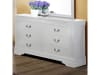 Louis Philip 6 Piece Bedroom Suite in White Finish by Crown Mark - CM-B3650 - Image 4 of 0