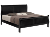 Louis Philip 6 Piece Bedroom Suite in Black Finish by Crown Mark - CM-B3950 - Image 2 of 0