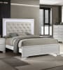 Lyssa LED Queen Panel Bed in Oat/Frost Finish by Crown Mark - CM-B4312-Q - Image 1 of 0