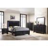 Micah 6 Piece Bedroom Suite in Black Finish by Crown Mark - CM-B4350 - Image 1 of 0