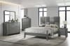 Denker 6 Piece Bedroom Set in Gun Metal Finish by Crown Mark - CM-B4715-SET - Image 1 of 0