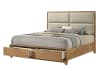 Florian Platform Storage Bed 6 Piece Bedroom Set in Natural Finish by Crown Mark - CM-B6572-SET - Image 3 of 0