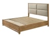 Florian Platform Storage Bed 6 Piece Bedroom Set in Natural Finish by Crown Mark - CM-B6572-SET - Image 4 of 0