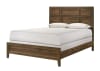 Lorraine Twin Panel Bed in Rich Brown Finish by Crown Mark - CM-B6610-T - Image 1 of 0