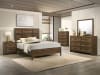 Lorraine Twin Panel Bed in Rich Brown Finish by Crown Mark - CM-B6610-T - Image 2 of 0
