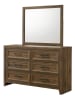 Lorraine Twin Panel Bed in Rich Brown Finish by Crown Mark - CM-B6610-T - Image 5 of 0