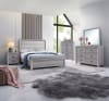 Adelaide 6 Piece Queen Upholstered Bedroom Set in Drift Wood Finish by Crown Mark - CM-B6712-Q-SET - Image 1 of 0