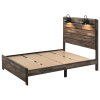Carter Bed in Weathered Gray Finish by Crown Mark - CM-B6800-Bed - Image 2 of 0