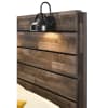 Carter Bed in Weathered Gray Finish by Crown Mark - CM-B6800-Bed - Image 3 of 0