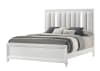 Cressida Queen LED Upholstered Panel Bed in White Finish by Crown Mark - CM-B7300-Q - Image 1 of 0