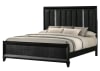Cressida Queen LED Upholstered Panel Bed in Black Finish by Crown Mark - CM-B7350-Q - Image 1 of 0