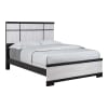 Remington Queen Panel Bed in Black/White Finish by Crown Mark - CM-B8162-Q - Image 1 of 0