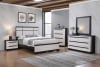 Remington Queen Panel Bed in Black/White Finish by Crown Mark - CM-B8162-Q - Image 2 of 0