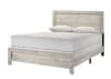 Millie Twin Panel Bed in Whitewashed Finish by Crown Mark - CM-B9220-T-BED - Image 1 of 0