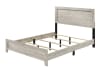 Millie Twin Panel Bed in Whitewashed Finish by Crown Mark - CM-B9220-T-BED - Image 3 of 0