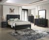 Charlie Queen Panel Bed in Charcoal Finish by Crown Mark - CM-B9235-Q - Image 2 of 0