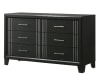 Charlie Queen Panel Bed in Charcoal Finish by Crown Mark - CM-B9235-Q - Image 5 of 0