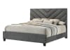 Zane Queen Panel Bed in Brown/Grey Finish by Crown Mark - CM-B9275-Q - Image 1 of 0