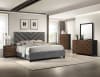 Zane Queen Panel Bed in Brown/Grey Finish by Crown Mark - CM-B9275-Q - Image 2 of 0
