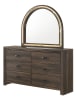 Noreen 6 Piece Bedroom Set in Rich Walnut Finish by Crown Mark - CM-B9285-SET - Image 3 of 0
