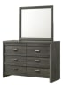 Valor 6 Piece Bedroom Set in Grey Finish by Crown Mark - CM-B9335-SET - Image 5 of 0
