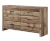 Elmer 6 Piece Bedroom Set in Natural Finish by Crown Mark - CM-B9340-SET - Image 4 of 0