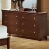Bryce 6 Piece Bedroom Suite in Cherry Finish by Crown Mark - B4300 - Image 4 of 0