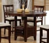 Sunburst Oak Counter Height 5 Piece Dining Set with Round/Oval Table Top by Coaster - 100168 - Image 2 of 0