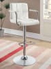 Denali Round Glass Top Bar Table 3 Piece Set in Chrome Finish by Coaster - 100186 - Image 4 of 0