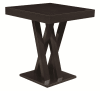 3 Piece Bar Table Set in Cappuccino Finish by Coaster - 100520B - Image 2 of 0