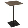 Cavalier 3 Piece Square Bar Set in Dark Elm/Black Finish by Coaster - COA-100730 - Image 3 of 0