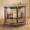 Contemporary Black Bar Unit with Clear Acrylic Front by Coaster - 101065 - Image 1 of 0