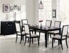 Louise 7 Piece Dining Set in Black Finish by Coaster - 101561 - Image 1 of 0
