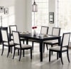 Louise 7 Piece Dining Set in Black Finish by Coaster - 101561 - Image 2 of 0
