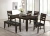 Dalila 6 Piece Dining Set in Cappuccino Finish by Coaster - 102721 - Image 1 of 0
