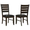 Dalila 6 Piece Dining Set in Cappuccino Finish by Coaster - 102721 - Image 4 of 0