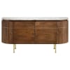 Ortega Marble Top Sideboard Accent Cabinet in Natural Finish by Coaster - 105145 - Image 4 of 0
