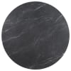 Camden 5 Piece Round Faux Marble Top Dining Room Set in Faux Black Finish by Coaster - COA-105780 - Image 3 of 0