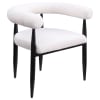 Camden 5 Piece Round Faux Marble Top Dining Room Set in Faux Black Finish by Coaster - COA-105780 - Image 5 of 0