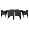 Catherine 5 Piece Dining Set in Black Finish by Coaster - 106251 - Image 4 of 0