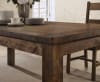 Coleman 5 Piece Dining Set in Rustic Golden Brown Finish by Coaster - 107041-B - Image 3 of 0