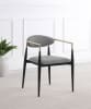 Bradbury 5 Piece Round Dining Room Set in Natural and Grey Linen Finish by Coaster - COA-107350-182682 - Image 5 of 0