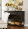 Parkins Server in Rustic Espresso Finish by Coaster - 107415 - Image 1 of 0