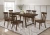 Reynolds 6 Piece Dining Set in Brown Oak Finish by Coaster - 107591-6 - Image 2 of 0
