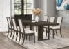 Kelly 7 Piece Dining Set in Dark Grey Finish by Coaster - 107961-7 - Image 1 of 0