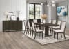 Kelly 7 Piece Dining Set in Dark Grey Finish by Coaster - 107961-7 - Image 2 of 0