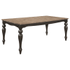 Bridget 5 Piece Rectangular Dining Room Set in Charcoal Sand Finish by Coaster - COA-108221 - Image 3 of 0