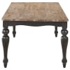 Bridget 5 Piece Rectangular Dining Room Set in Charcoal Sand Finish by Coaster - COA-108221 - Image 5 of 0