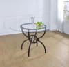 Aviano 5 Piece Round Dining Set in Gunmetal Finish by Coaster - 108291 - Image 2 of 0
